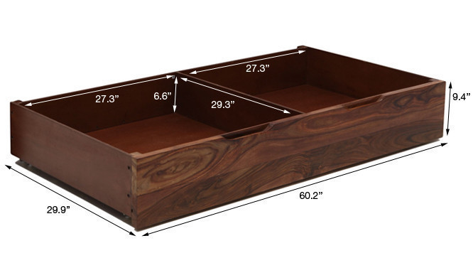 Persia Storage Bed (TeakFinish)